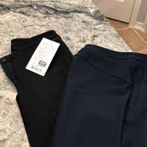 Navy/black on the move pants Lululemon 6